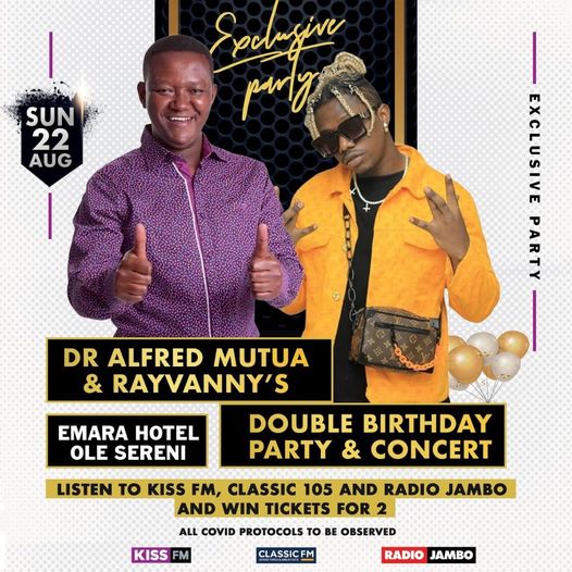 Alfred Mutua to Hold Double Birthday Party with Singer Rayvanny : Kenyans remind him of his breakup