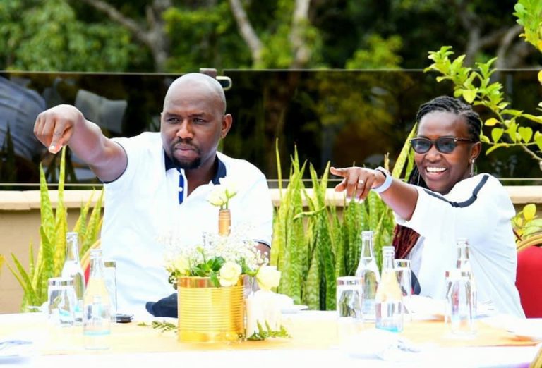 KIPCHUMBA MURKOMEN PAMPERS HIS WIFE GLADYS WITH A NICE BIRTHDAY TRIBUTE.