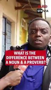Noun vs Proverb – What’s the difference?