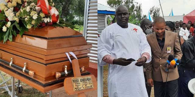 BABU OWINO ATTENDS BURIAL OF DJ EVOLVE’S MOTHER