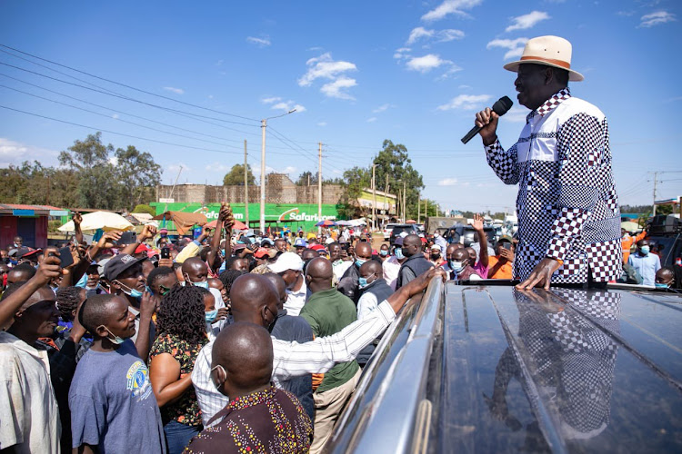 RAILA CALLS FOR VOTER LISTING-HOLDS RALLIES IN KISUMU