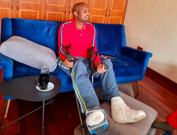 MOSES KURIA TO SUE OVER ELECTRIC MAT THAT LEFT HIS FEET BADLY INJURED