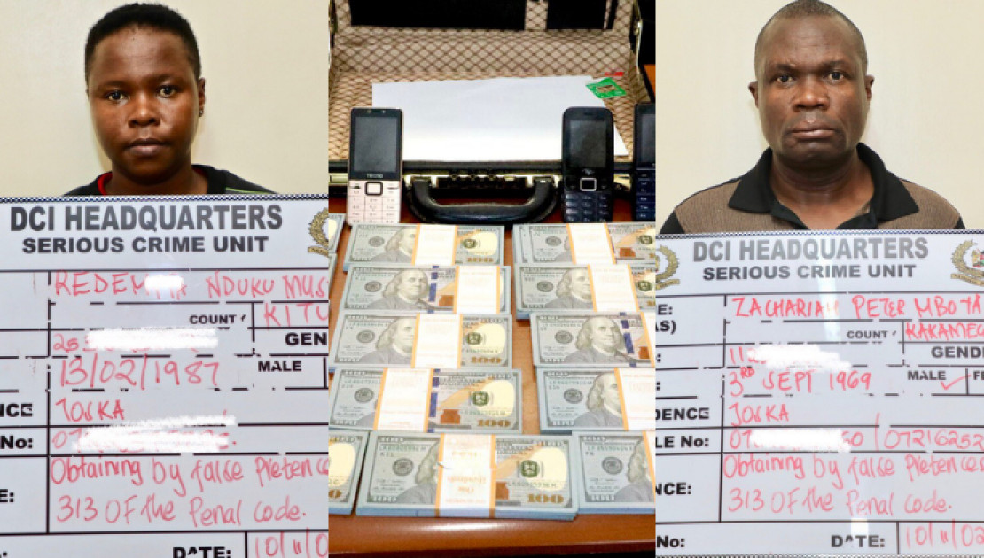 COUPLE ARRESTED FOR CONNING NAIROBI WOMAN KSH.11M IN FAKE DIAMOND DEAL