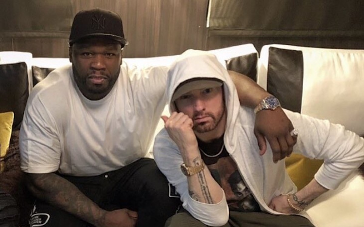 50 Cent Marks 2 Decades Of Friendship With Eminem With Throwback Pic
