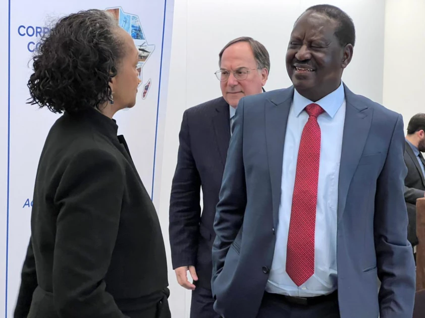 RAILA PROMISES WAR ON GRAFT HIS SIGNATURE AGENDA AS HE MEETS US INVESTORS