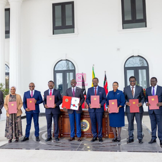 President Ruto Assents the Value Added Tax Bill 2026 at State House