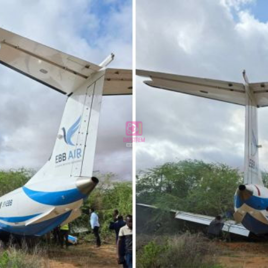 Plane Crashes into Thicket at Mandera Airstrip