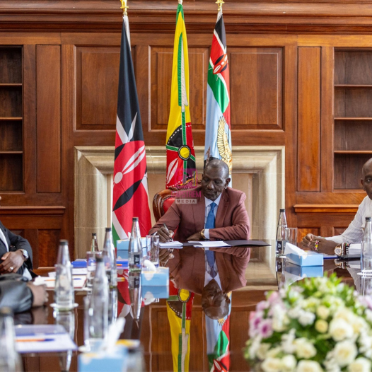 Ruto Meets Urbantone and Gengetone Artists at State House