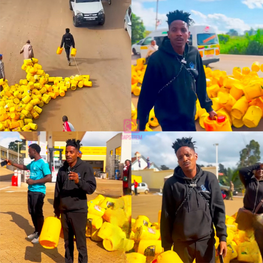 Eric Omondi Leads Fuel Protest as Kenyans Grapple with Rising Pump Prices