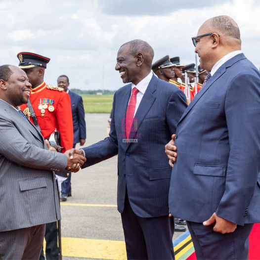 President Ruto lands in Tanzania for two-day state visit
