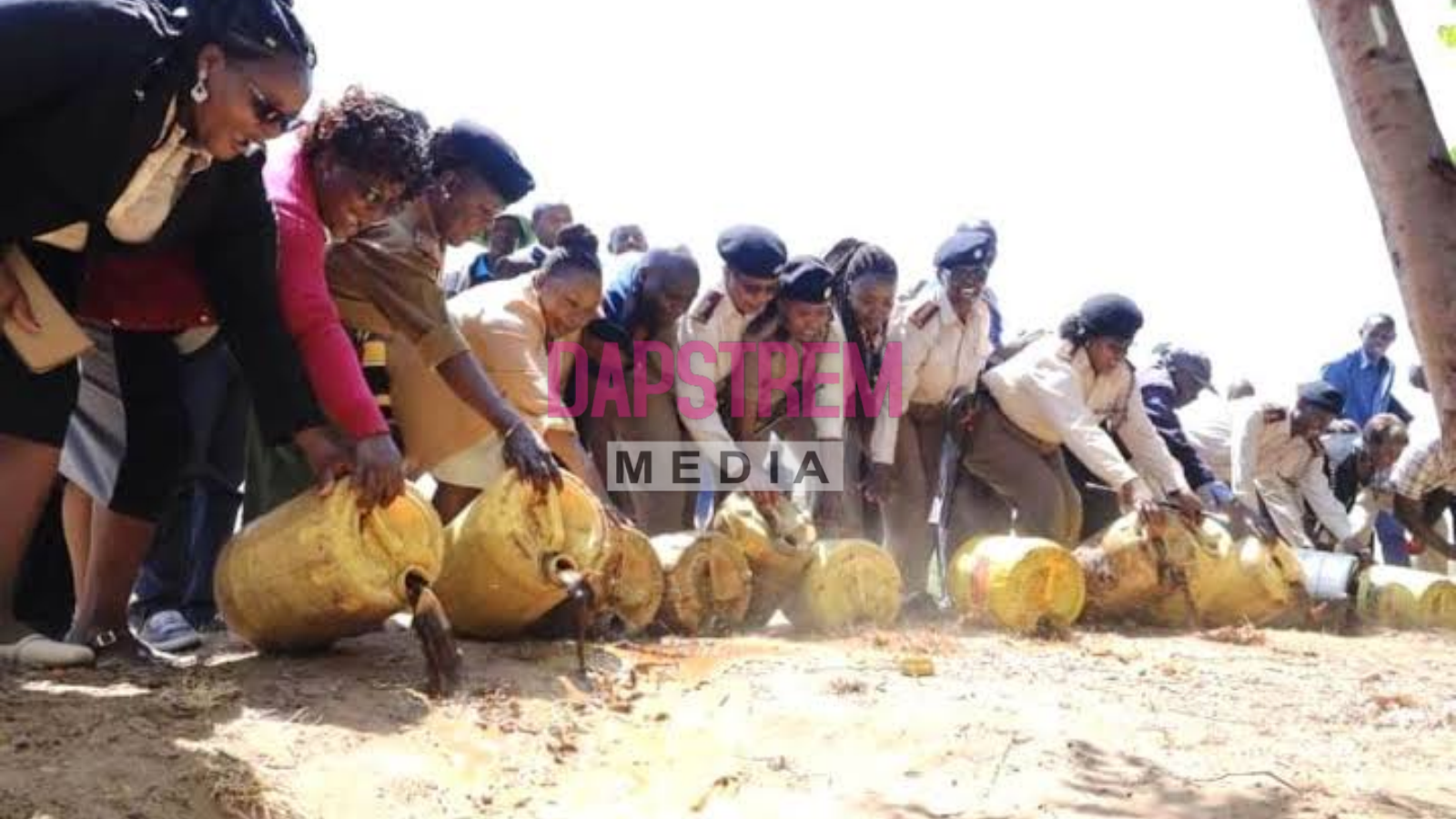 Kisii Crackdown: Over 6,500 Litres of Illicit Brew Destroyed