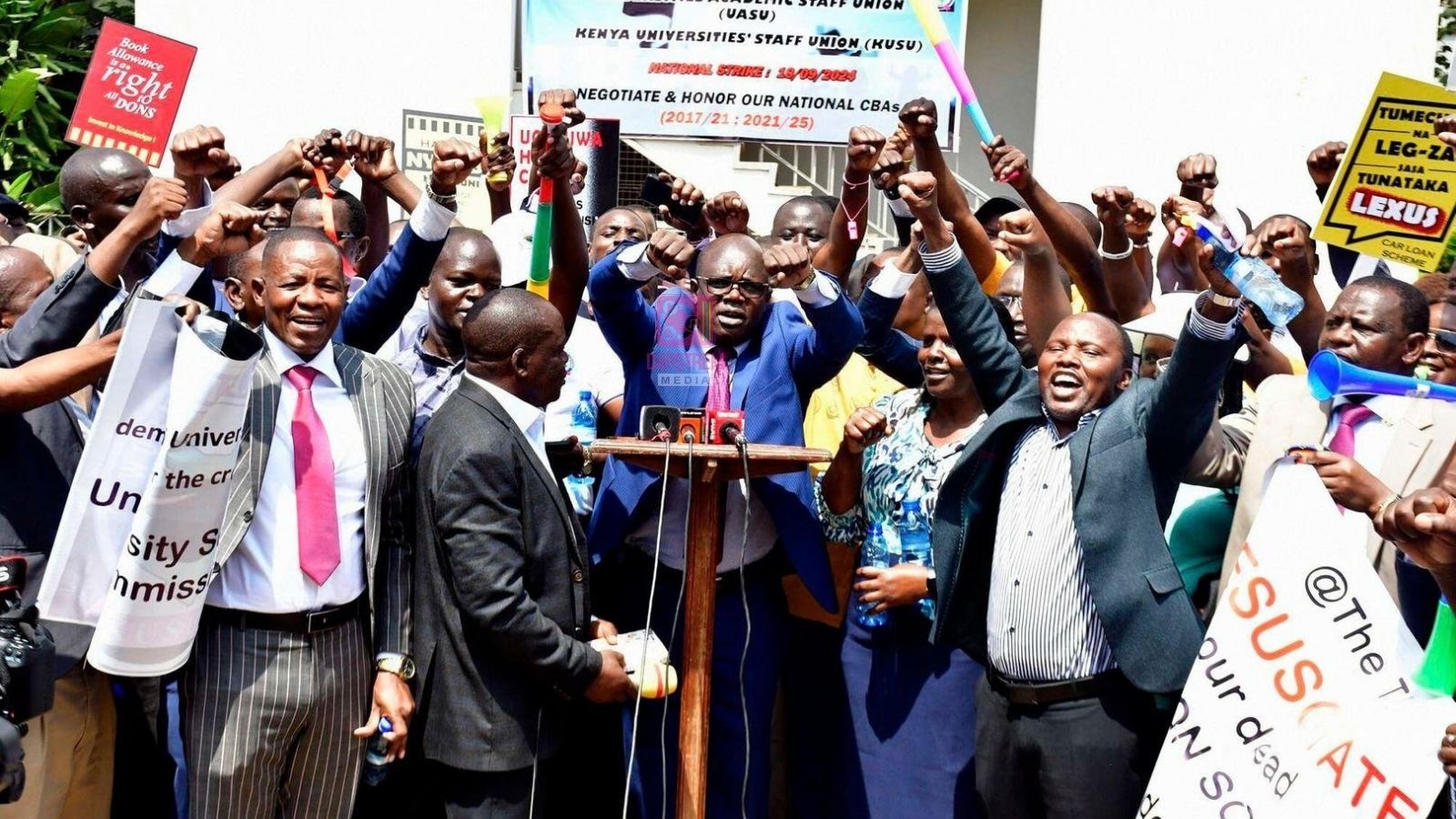 Lecturers: 3 Unions Launch Dramatic Nationwide Strike Over 2025–2029 CBA