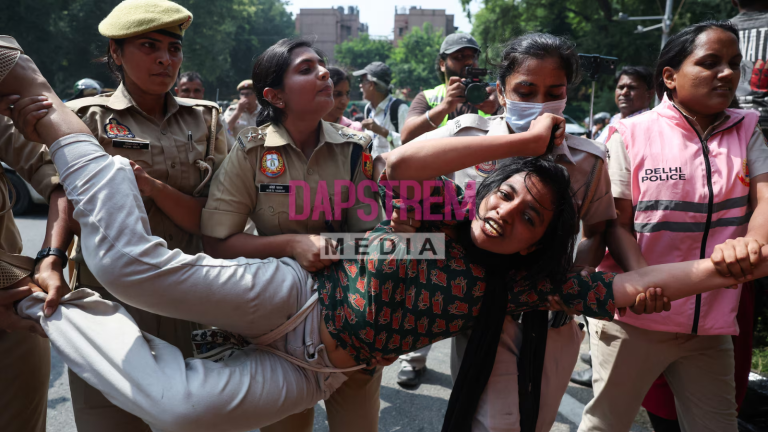 Batman Masks and Offline Maps: Indian Youth Adapt as Police Crack Down on Election Protests