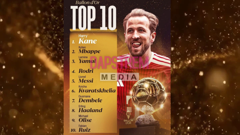Ballon d’Or 2026: Harry Kane Leads a Star-Studded Top 10 in Historic London Ceremony